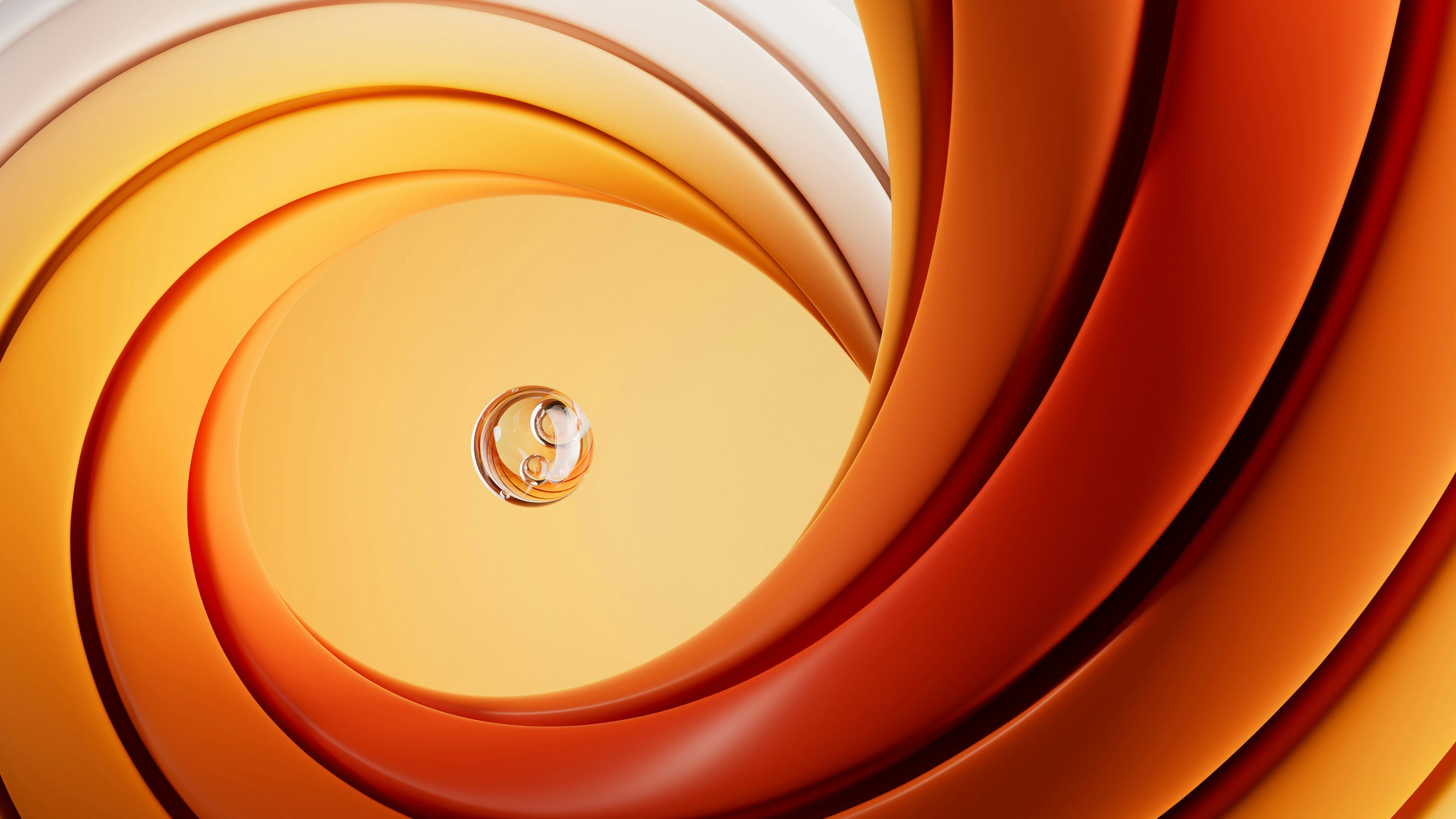 Abstract golden swirls representing the learning journey